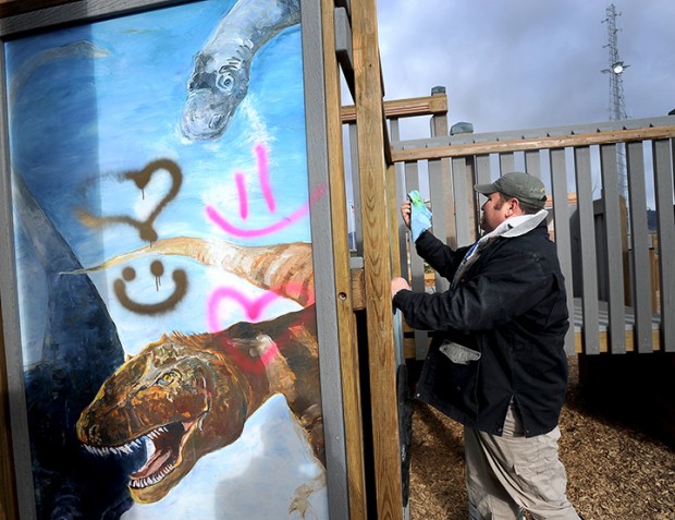 Bozeman Dinosaur Park vandalized — again