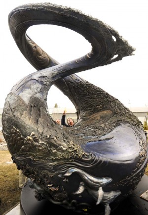 Library sculpture