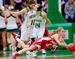 High School Girls Basketball - Belgrade vs Three Forks