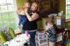 <p>Mike Greener/Chronicle</p>
<p>Working mother Jamie Schiedermayer has been balancing raising her daughter and babysitting her friends children with her new start up business "Bridger Babies" where she makes and sells handmade gifts for mothers and their babies. </p>

