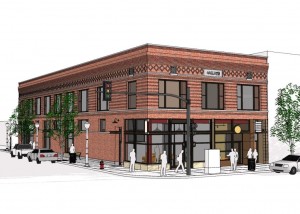 Rendering of the Gallatin Building