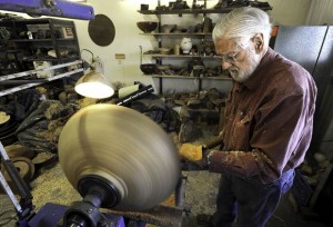 Gordon McMullen's woodspinning creations