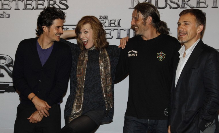 left to right, Milla Jovovich, ...