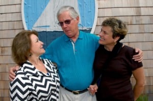 State Cultural Resources Secretary Linda Carlisle, left, thanks Eric and Rita Bigham of Chapel Hill for donating $32,500 toward the Queen Anne’s Revenge shipwreck project