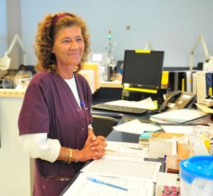 On the job: Dialysis center nurse