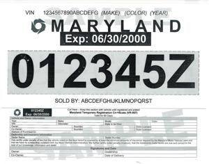 MVA now offers better temporary tag for new vehicles Cecil Daily
