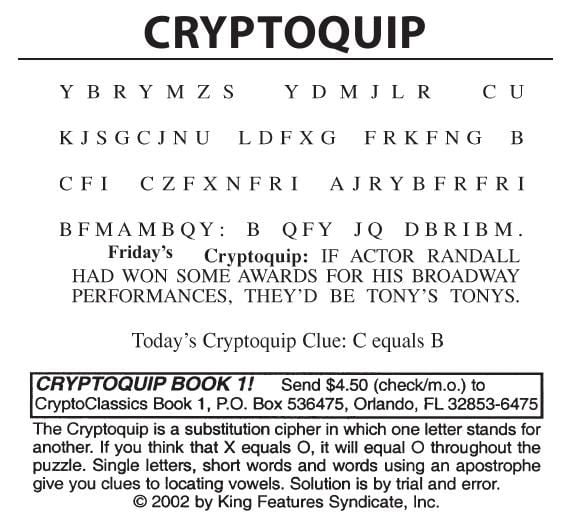 051616 cryptoquip Cryptoquip