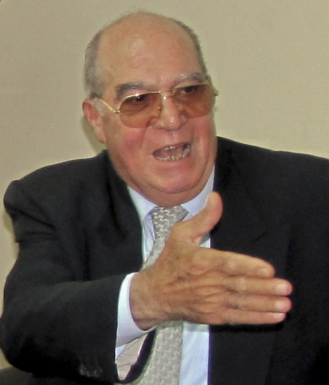 Mahmoud Abdel Salam Omar, chairman of the Egyptian state-run salt production company El-Mex Salines Co., and former chairman of Egypt&#39;s Bank of Alexandria, ... - 4de6883ecbc68.image