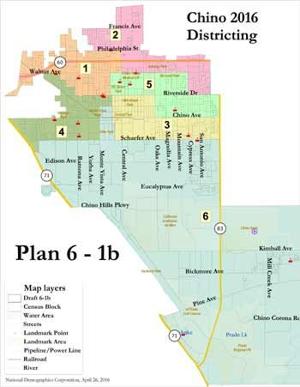 Chino City Council will meet Wednesday to decide new district 