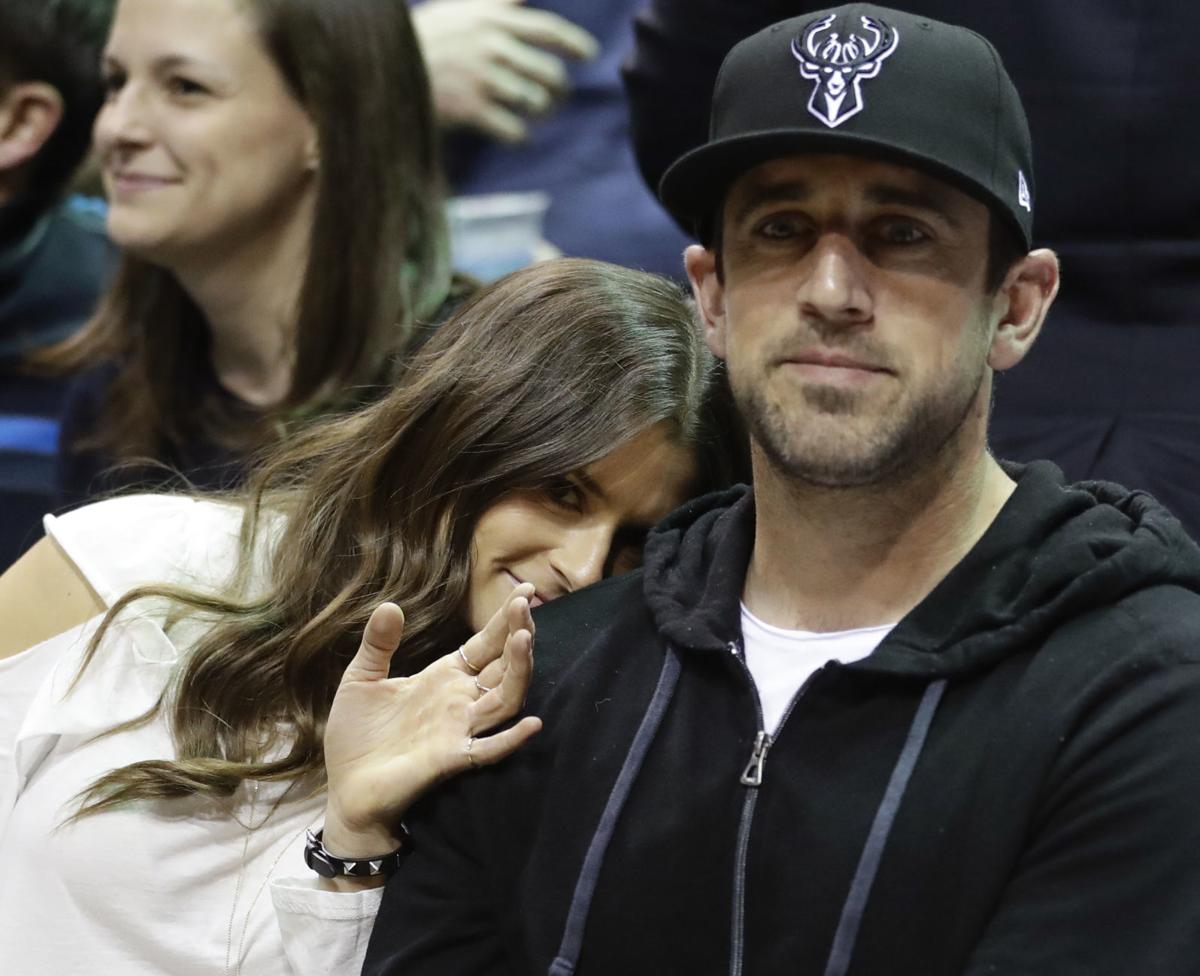 danica patrick-aaron rodgers photo