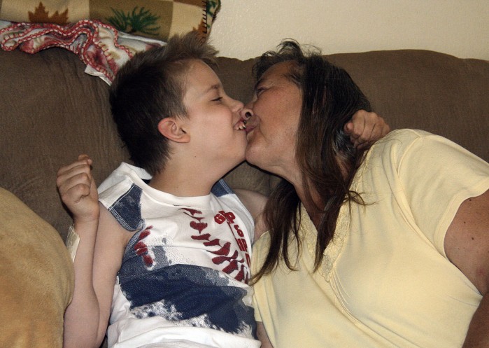 Mommy sucks son cock