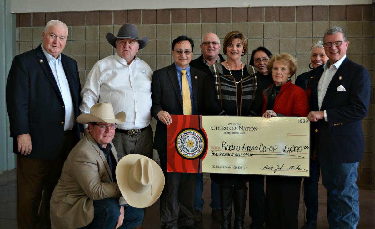 cherokee nation donations support rogers county community