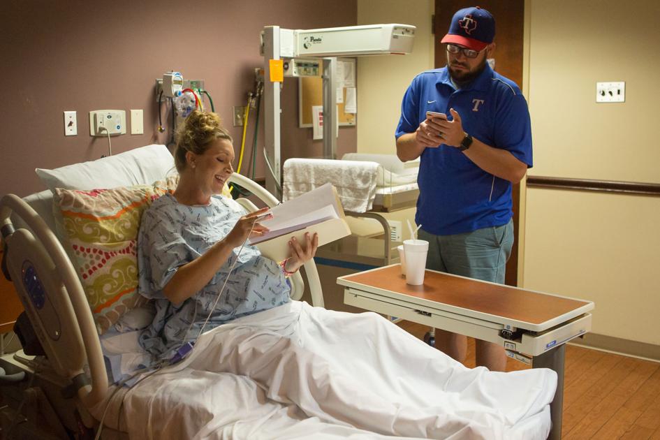 Burleson teacher's online labor photo goes viral - Cleburne Times-Review