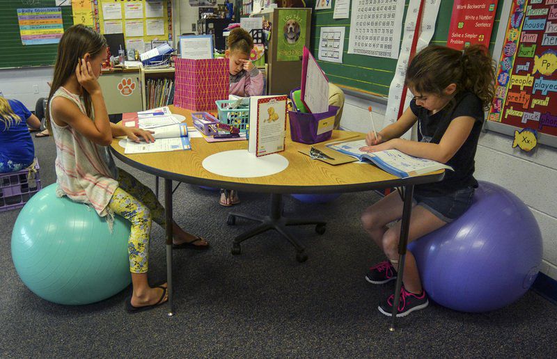 In a new kind of classroom, no desks, no chairs and more choices