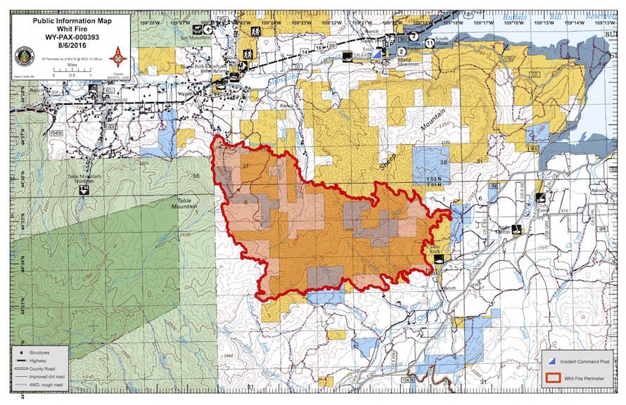 Whit Fire map