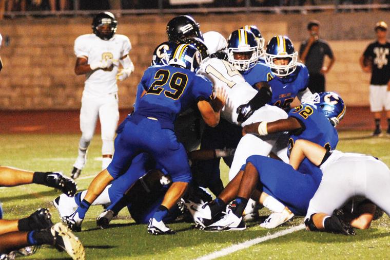 Corsicana Football Tigers lose in final seconds to The Colony, 2215