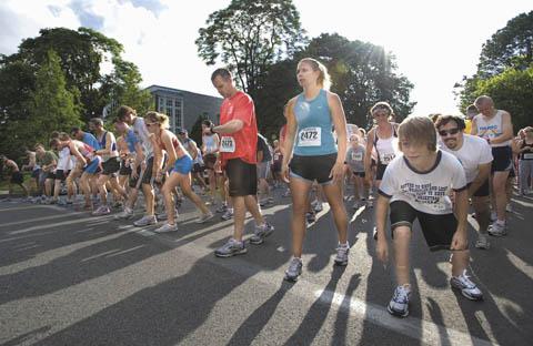 Runners Hit The Pavement At Summerfair