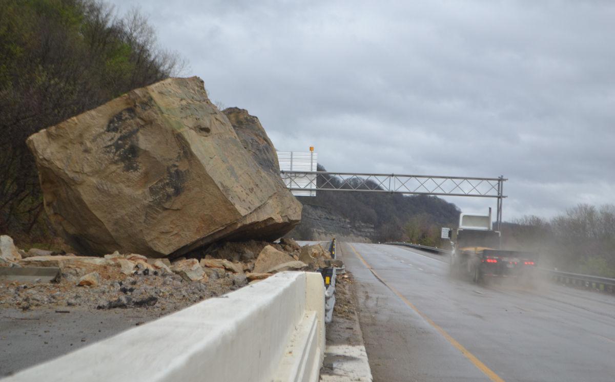 Boulder blocking Ohio highway News