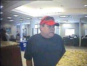 Suspect sought in bank robberies