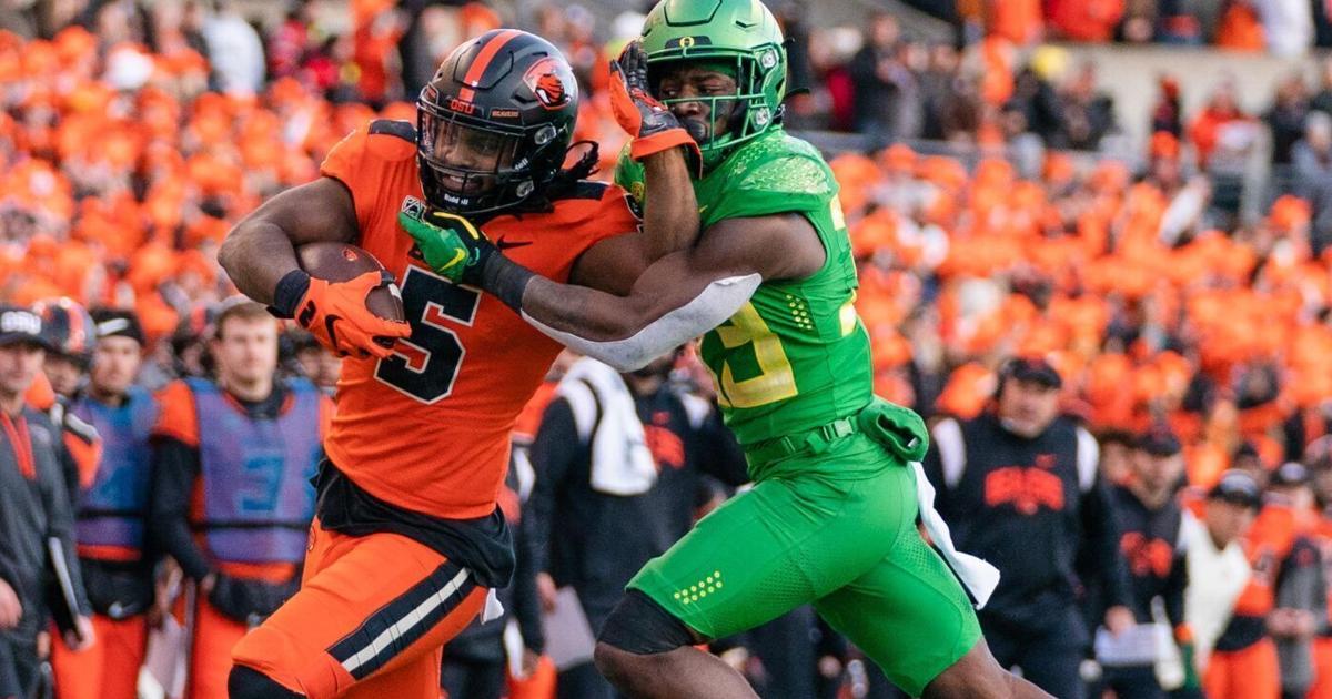 What will the Oregon vs. Oregon State weather be for Friday's football game?