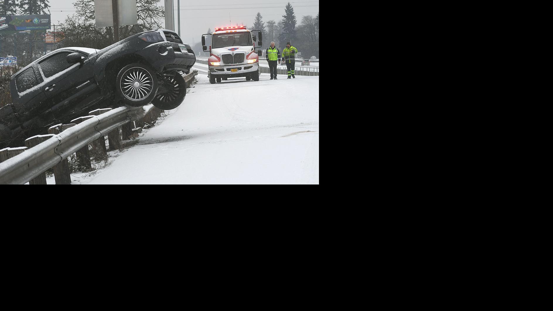 First responders stay busy on icy valley roads - Albany Democrat Herald