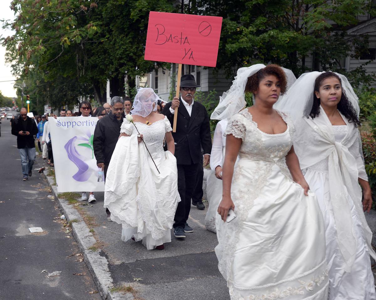 Brides’ March makes statement against domestic violence News
