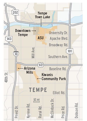 Tempe map