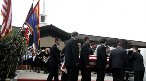 Soldier laid to rest at Mesa City Cemetery 