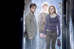Daniel Radcliff, Rupert Grint, Emma Watson