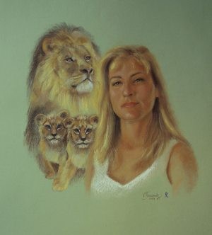 Portraits of abuse survivors form art salon core 