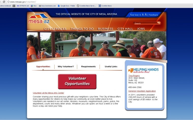 Volunteer Mesa
