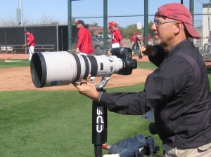 Topps baseball card photographer