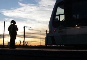 Light rail glides on Valley tracks into history 