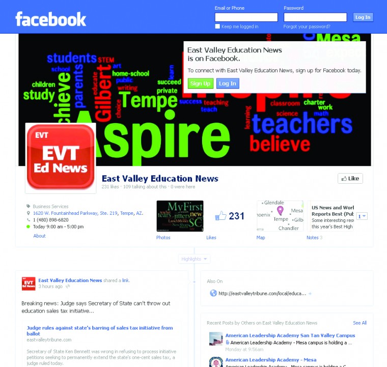 Facebook: East Valley Education News