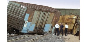 Driver triggers train derailment in Mesa 