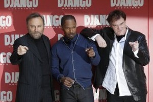 Franco Nero, Jaime Foxx, Quentin Tarantino