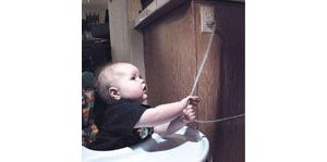 Childproofing tools help keep toddler from harm 