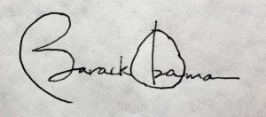 Obama signature