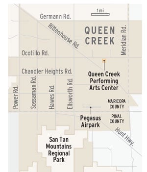 Queen Creek map