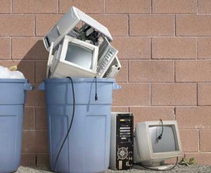 Discarded electronics