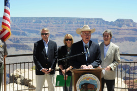 Interior secretary visits Canyon