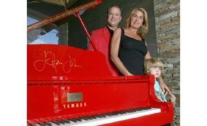 Gift comes complete with Elton John signature 