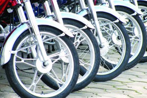Motorcycles on Main