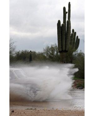 Rainfall nears 'normal'; flash floods hit northern Arizona 