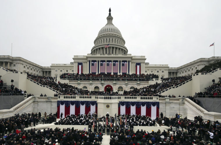 Inaugural Swearing In Obama