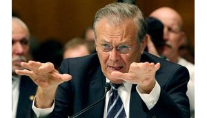 Rumsfeld, Rice say Iraq not at civil war 