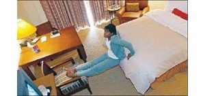 Improvised exercises mean workouts can travel with you 