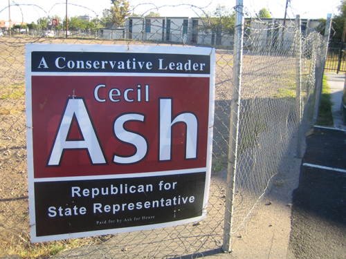 Campaign signs