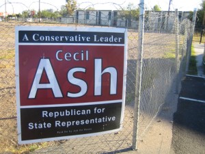 Campaign signs