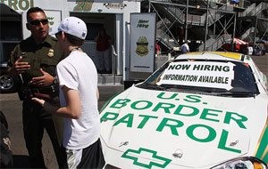 Border Patrol recruits NASCAR fans at PIR 